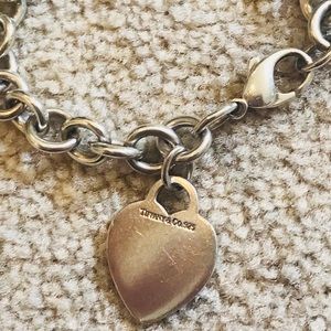 Tiffany & Co Heart charm bracelet